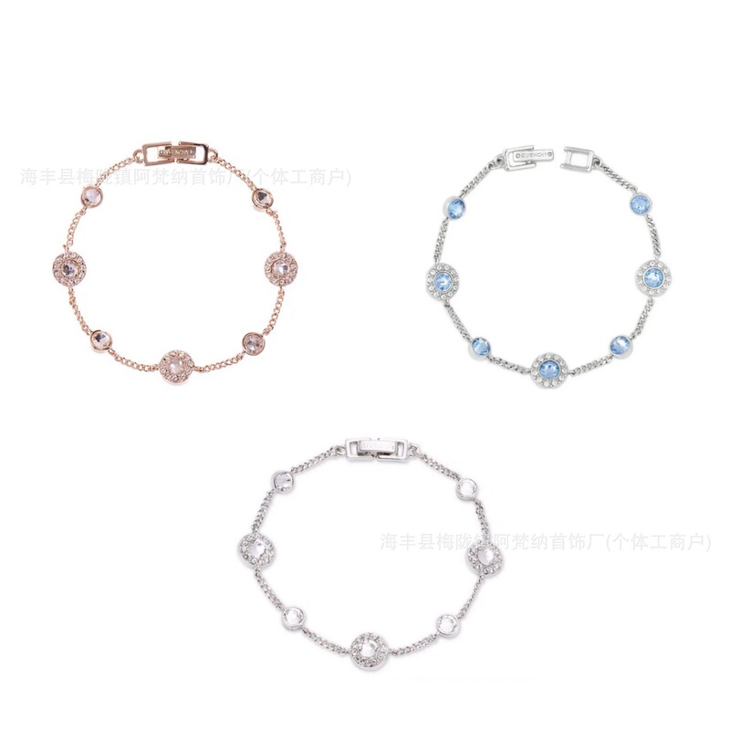 GVC Jijia high quality Round Diamond Transfer Beads Bracelet Ginestone Series Double-sided Diamond Jewelry for Girlfriend Gift