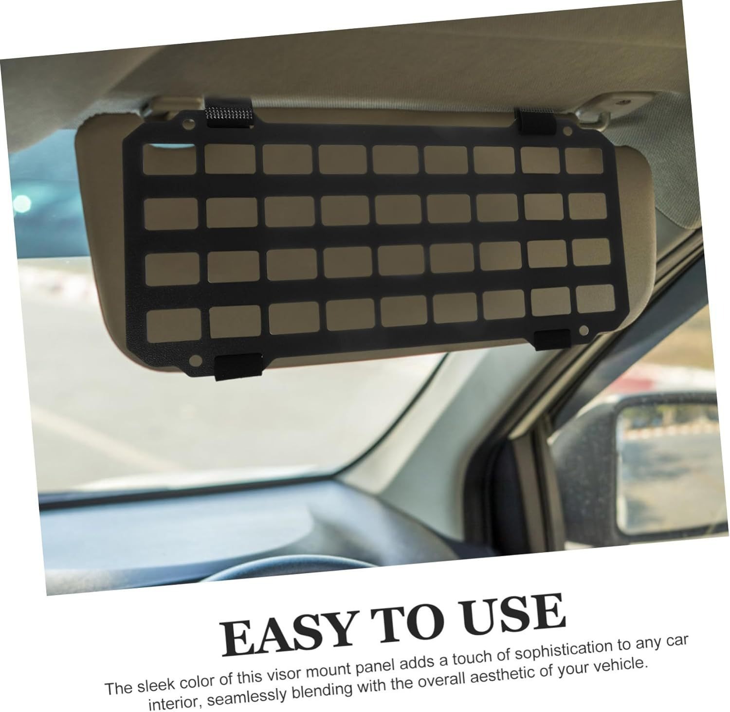 Sun visor storage tactical car hanging board sun visor off-road vehicle multi-function Molle interior modification storage