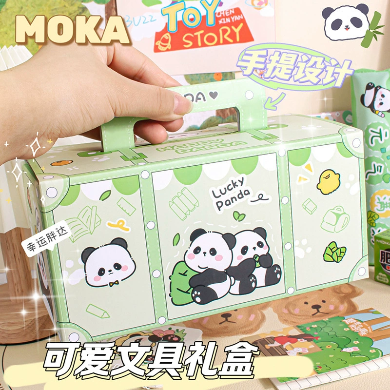 Handheld stationery, set for students, gift box, Birthday gift