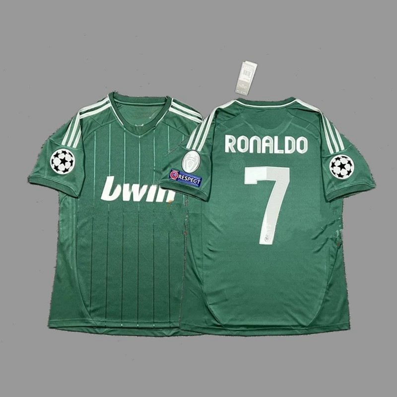 Ретро футбольная форма СаNTоснеи Мартинки AC Ronaldo Campbell Kakа короткие рукава майка