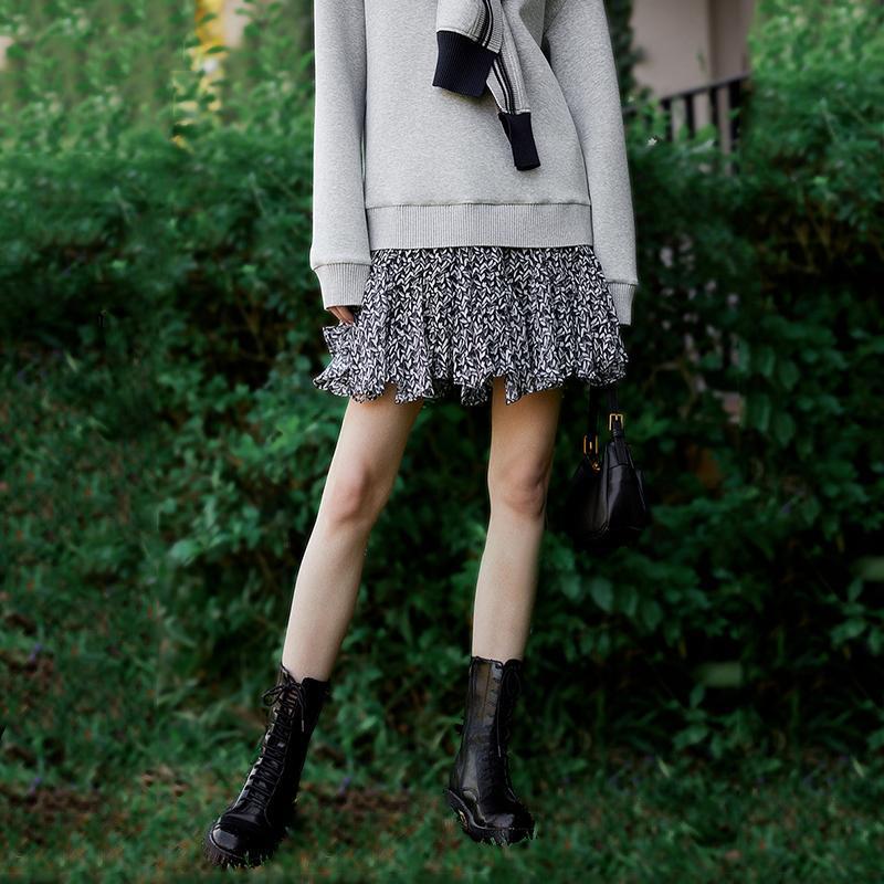 French Design Floral Short Skirt Women's 25 Spring New Fashion Chic Umbrella Skirt Niche A- line Skirt French Design Floral Short Skirt Women's 25 Spring New Fashion Chic Umbrella Skirt Niche A- line Skirt