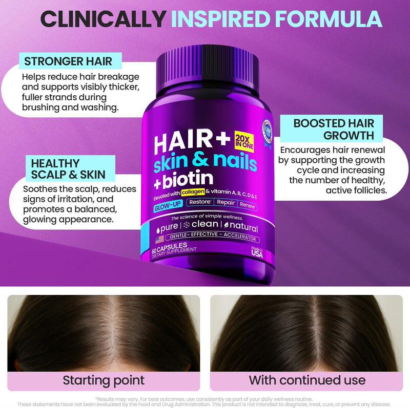 Foreign Trade Amazon Cross-Border Health Care Tk Oem Processing Oem Source Factory Biotin Collagen Keratin