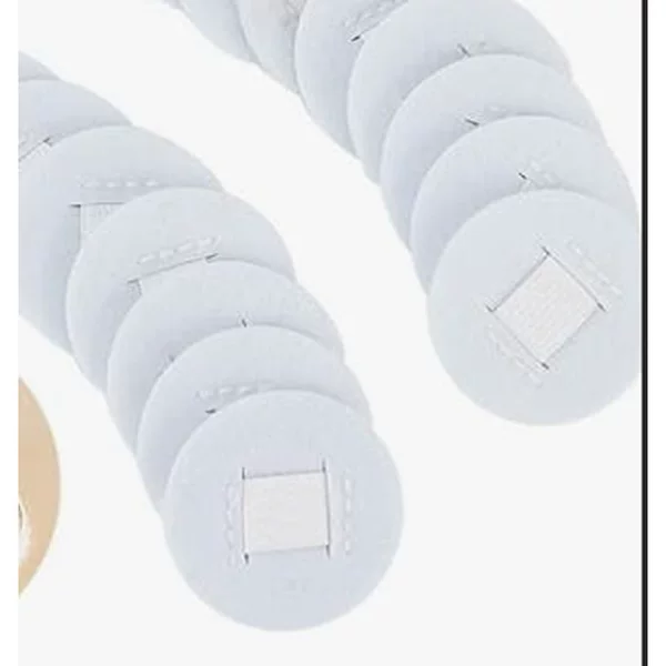 DIY Headwear Accessories Pads Dual-Use with Elastic Backing Round Pieces Black and White Colorful Non-Woven Felt Fabric