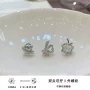 穿刺316l兔子猫咪耳钉