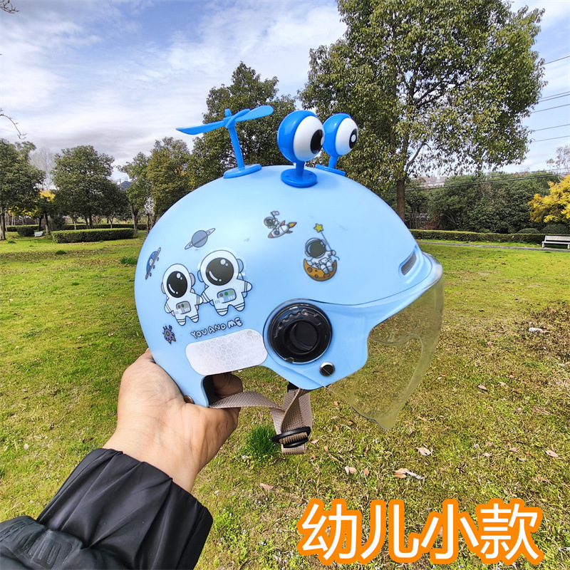 7-15 years old 3C certified motorcycle helmet Boys and Girls cute summer Four Seasons universal electric car helmet half helmet