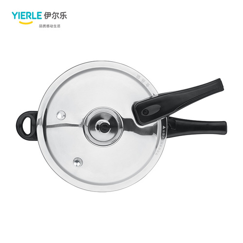 Cross-border best-selling stainless steel straight-sided high-pressure cooker, household thickened anti-explosion pressure cooker, universal for gas and induction cookers