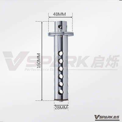 Motorcycle exhaust pipe: Pipe Silencer Plug Catalyst - model-23-48mm-rotating-silencer-adjustable-air-inlet-model