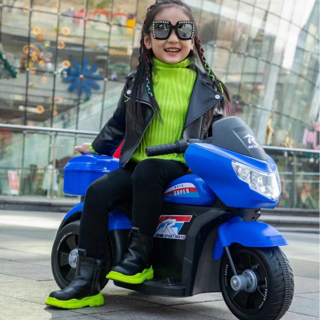 Harley, motocicleta eléctrica para niños, tricicletas para hombres y mujeres, automóvil de control remoto para bebés, automóvil de juguete para niños, automóvil de carga de red roja