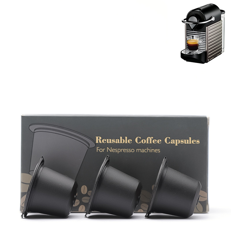 Suitable for Nestle Nespresso Coffee Capsule Recyclable Coffee Capsule Shell Capsule Filter Cup 3 Pack Suitable for Nestle Nespresso Coffee Capsule Recyclable Coffee Capsule Shell Capsule Filter Cup 3 Pack