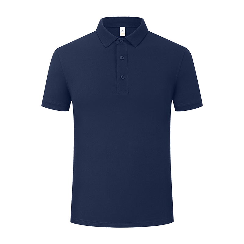 Camiseta polo para hombre con logo personalizado, lavable a máquina, indeformable, antibacteriana 7A, fresca para el verano, institución educativa.