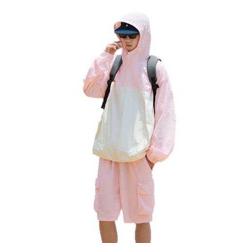 WASSUPNEST Ice Silk UPF 50+ Sun Shirt Unisex Summer Outdoor Lightweight Sunwear Jacket