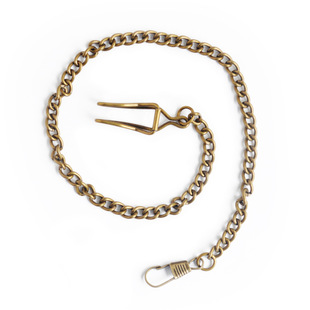 Vintage Pocket Watch Special Waist Chain Necklace Watch Accessories 37cm Alloy Chain DIY Jewelry Decorative Bronze Denim Chain
