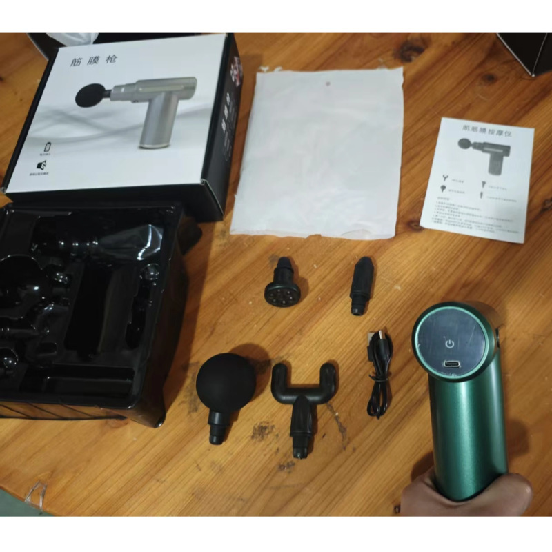 筋膜銃クロスボーダーアマゾン筋膜奪いミニ携帯フィットネス筋肉リラックス頚椎マッサージ器筋膜銃|undefined
