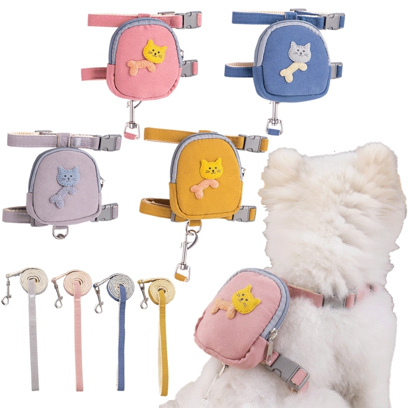 Собачий буксирный поводок кошачий сердечный стиль