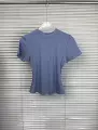 Haze Blue [Ribbed Short Sleeve] **Tall