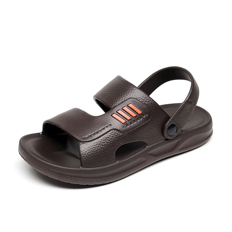 Сандалии мужские летние повседневные домашние уличные пляжные туфли легкие тапочки двойного назначения мягкие Нескользящие сандалии для вождения