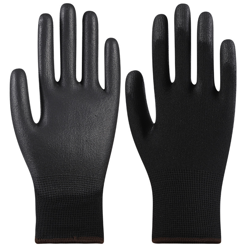 Guantes de protección laboral Star Yu Guantes antiestáticos delgados antideslizantes y resistentes al desgaste Star Yu PU508 recubiertos con palma