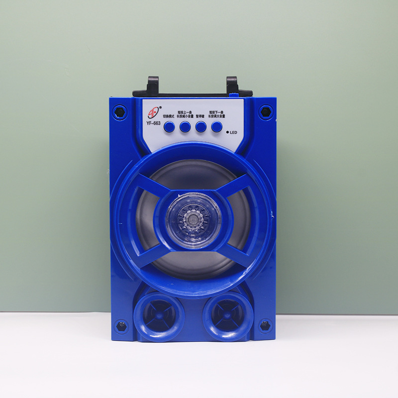 YF-663携帯無線bluetoothスピーカーマイク付き屋外k歌スピーカーカード携帯広場ダンススピーカー|undefined