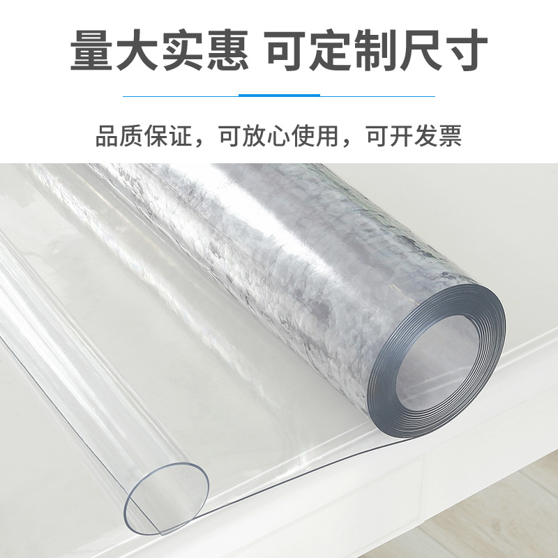 Mesa de trabajo transparente antiestática de aluminio PVC aislante de vidrio suave resistente al desgaste de fábrica de línea de ensamblaje de laboratorio alfombra de mesa