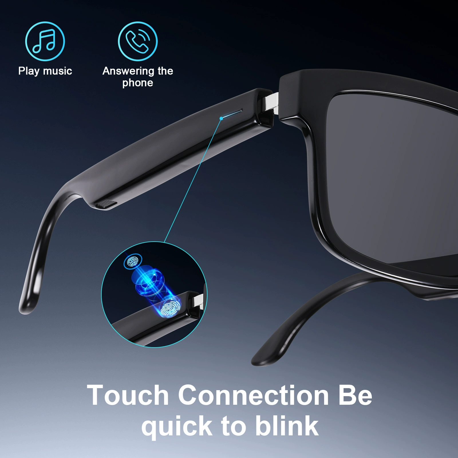 Умные очки, наушники, солнцезащитные очки, GL2, Bluetooth, (Кросс-бордерная торговля)
