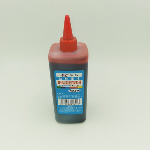 Oil-based marker ink non-erasable refill liquid large-head pen special ink 500ml wholesale