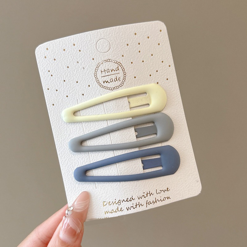 Hermosas pinzas de cabello azul leche pinzas de cabello lateral pinzas de cabello pinzas