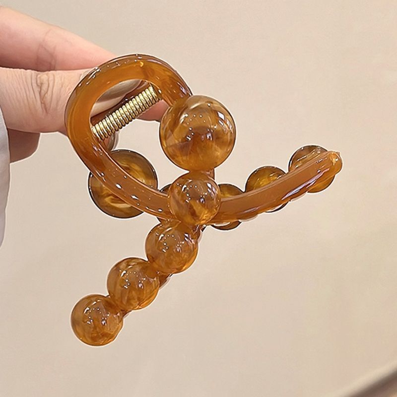 Pinzas para el cabello coreanas exquisitas y de alta gama para mujer, versátiles para peinados recogidos en la parte posterior de la cabeza, pinzas de tiburón, tamaño extragrande para cabello grueso, pinzas de garra, horquillas.