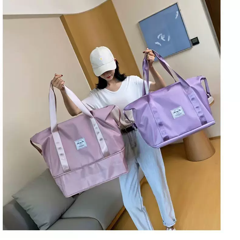 大容量旅行包手提行李包男女时尚瑜伽健身包短途出差便携包防盗
