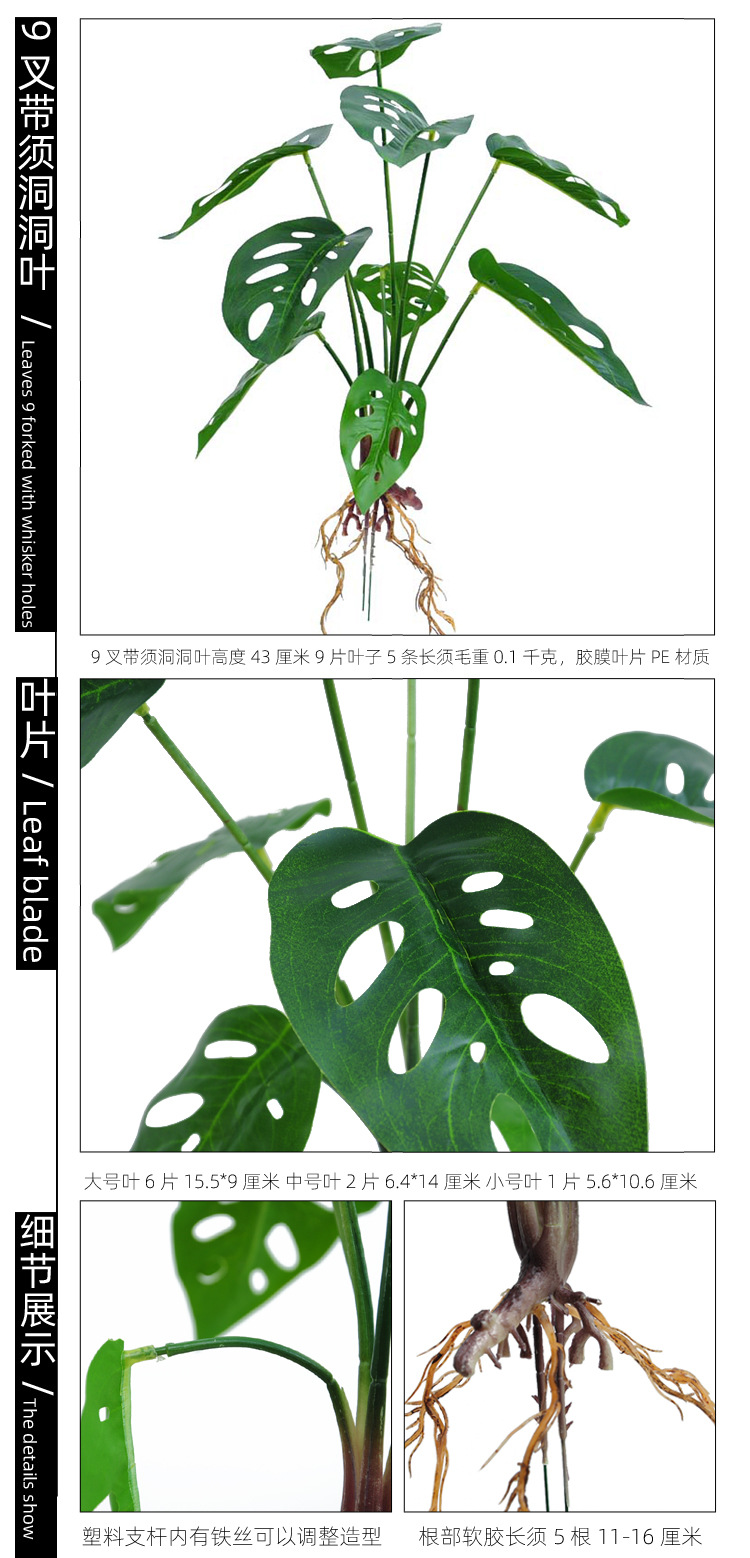 9叉带须洞洞叶 副本 拷贝