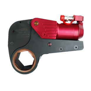 Ultra-Thin Hollow Hydraulic Wrench High Torque Bolt Tool Wind Power and Thermal Power Manufacturers High Strength Nut Wrench