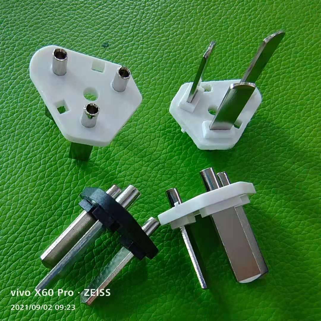 国标内架 中规插头支架内架 中国三插内架一体式3C插头支架