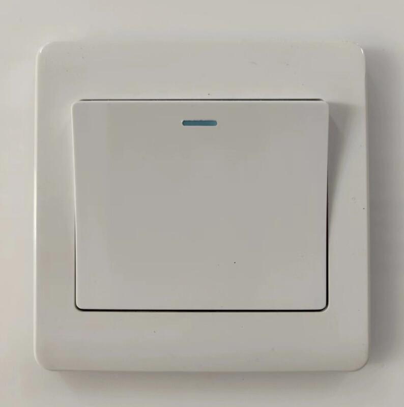 British Standard 86 Type Wall-Mounted Switch for Home Use, British Style Single Switch Ultra-Thin USB Socket Export Switch Panel
