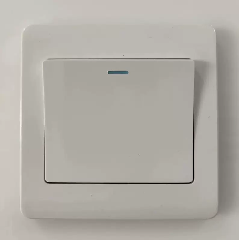Luoge Wall Ultra-Thin Switch Panel - Lightweight, Multi-Config Electrical Socket Box with Light