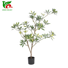 新款仿真植物水石榕落地盆栽发财树绿植客厅装饰摆件假树盆景