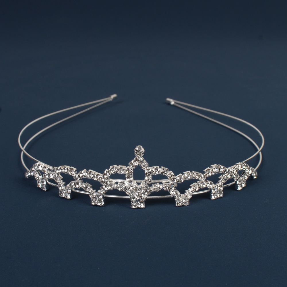 Comercio exterior transfronterizo coreano nupcial forma simple foto tocado perla rhinestone dulce diadema de diamante japonés y coreano diadema