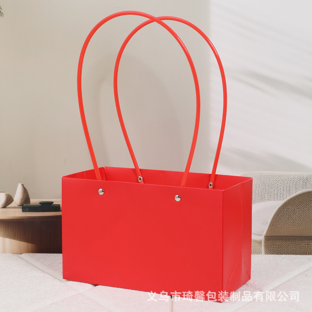 Caja Portátil para Flores de Cartón Blanco Impermeable para Arreglos Florales image 15