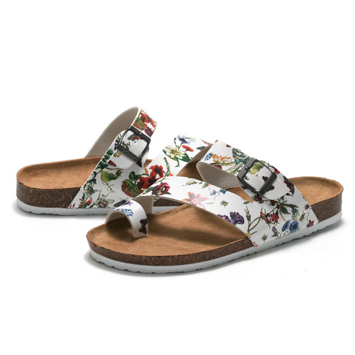 Women's Summer Trendy Slides for Exporters, Men's Cork Beach Flip-Flops in Korean Style, Couple's Leather Sandals for Men – Perfect for Summer