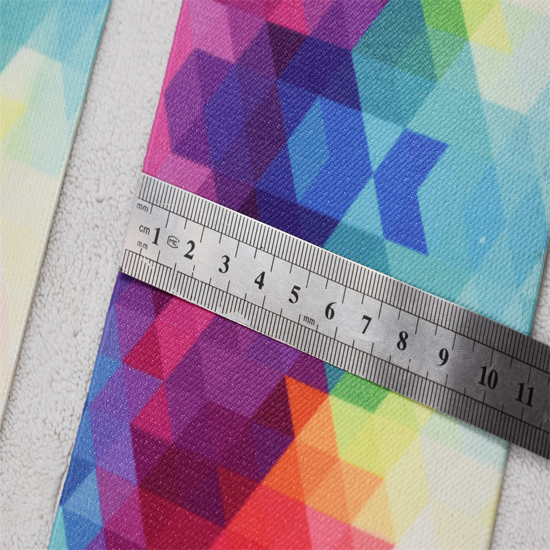 Fabricantes de cinta elástica ancha impresión de cinta elástica color intersticial cinta elástica de alta elasticidad