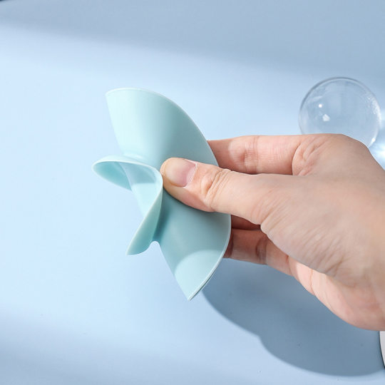 Silicone suction cup anti-fall silicone suction cup children's bowl suction cup pad suction cup stick double-sided large-area suction cup three-color optional