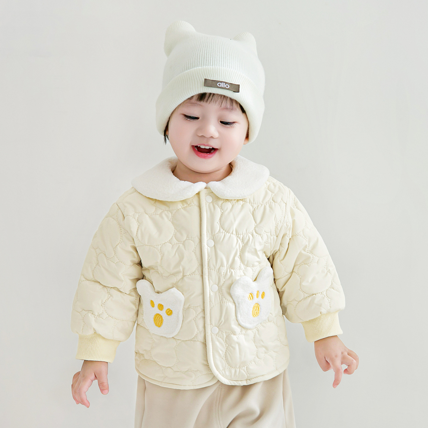 Chaqueta de algodón para bebés otoño y invierno chaqueta de algodón caliente para niños chaqueta de invierno chaqueta de algodón para niñas chaqueta de algodón para bebés chaqueta de algodón