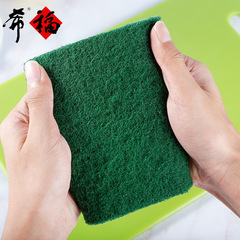 Cross-border wholesale large size melon cloth kitchen cleaning brush for washing pots and dishes, household fiber absorbent scouring pad 