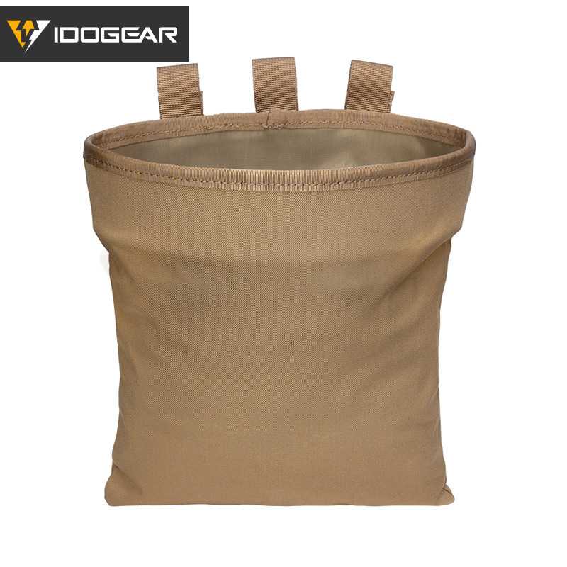 IDOGEAR pequeño clip de escorpión de acero bolsa de reciclaje ventiladores militares bolsa de almacenamiento táctico sello de cintura bolsa de accesorios al aire libre CS bolsa de artículos diversos