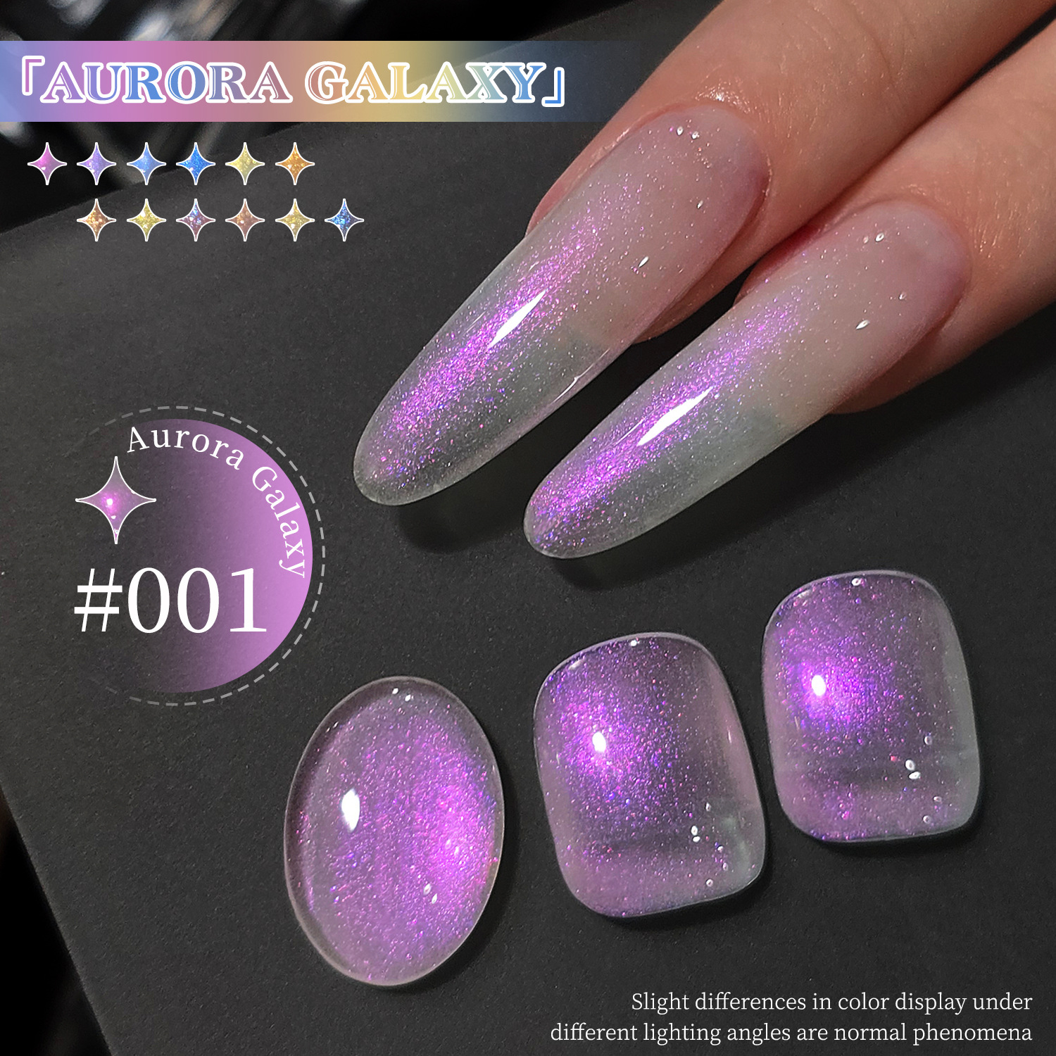 Esmalte de Uñas Gel Aurora Azul Hielo Secado para Salón de Uñas