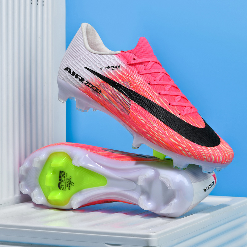 Cross-Border New Low-Top Football Shoes for Men and Women, Tf Cleats for Students and Adults, Training Shoes for Artificial Grass, Ag Long Spike Football Shoes
