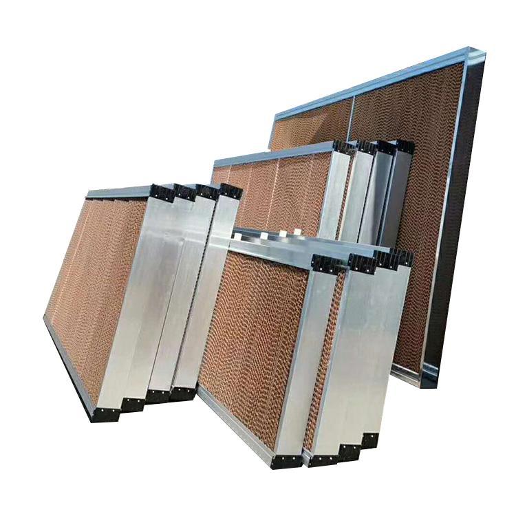 La casa de patos de la granja utiliza cortinas de agua de enfriamiento, cortinas húmedas, cortinas de agua de aleación de aluminio, depósito del fabricante