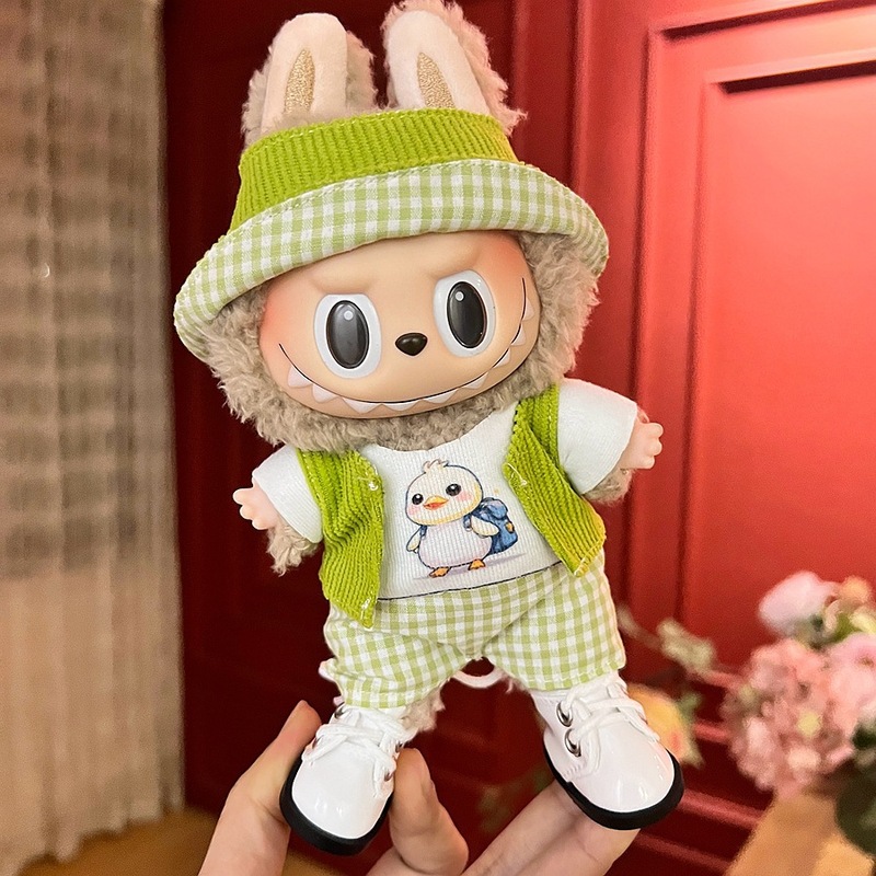 ラブブベビー服のみ 17cm ビニールフェイスドール ラブブシートパーティー 一世代と二世代の着替えセット|undefined