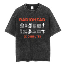 ���羳ŷ�롿Radiohead Rock Band OK Computer Vintage Washed