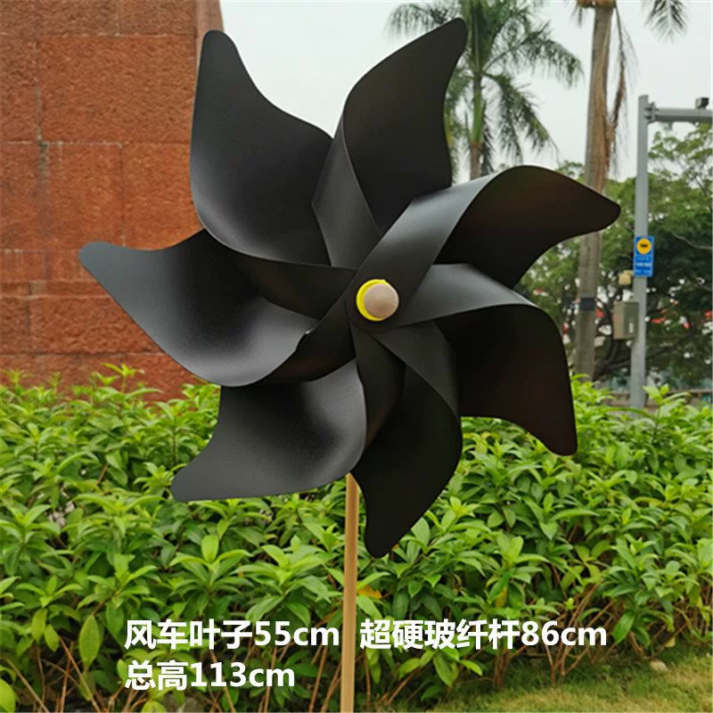 Colorful travel plastic windmill toy for camping