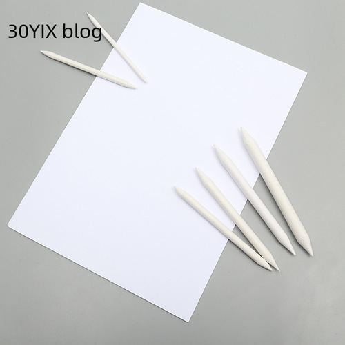Direct Supply 3-Pack Painting and Correction Pens 6-Pack Sketching and Drawing Dual-Head Paper Erasers Extra White Xuan Paper Erasers