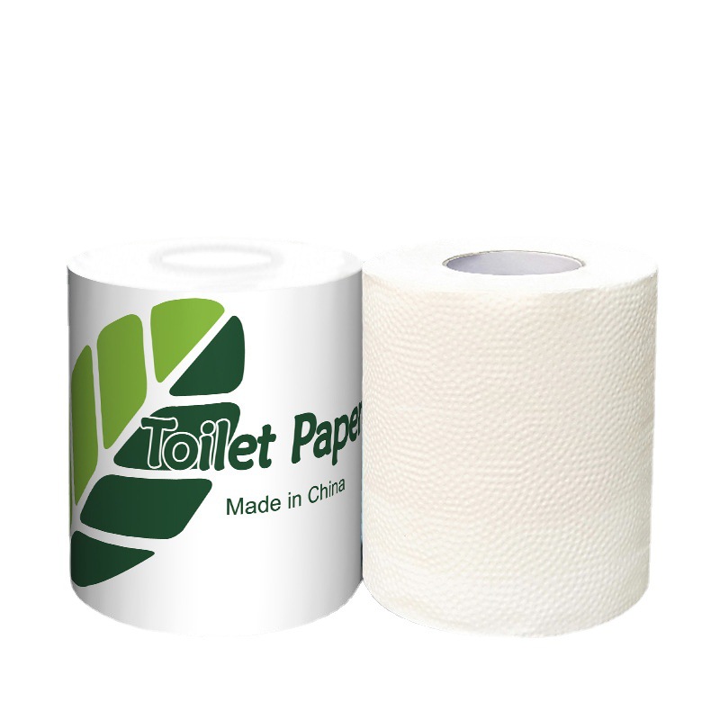 Comercio exterior al por mayor exportación rollo de papel de tres capas espesado pulpa de madera nativa tejido sanitario papel higiénico gabinete 80g rollo hueco de papel